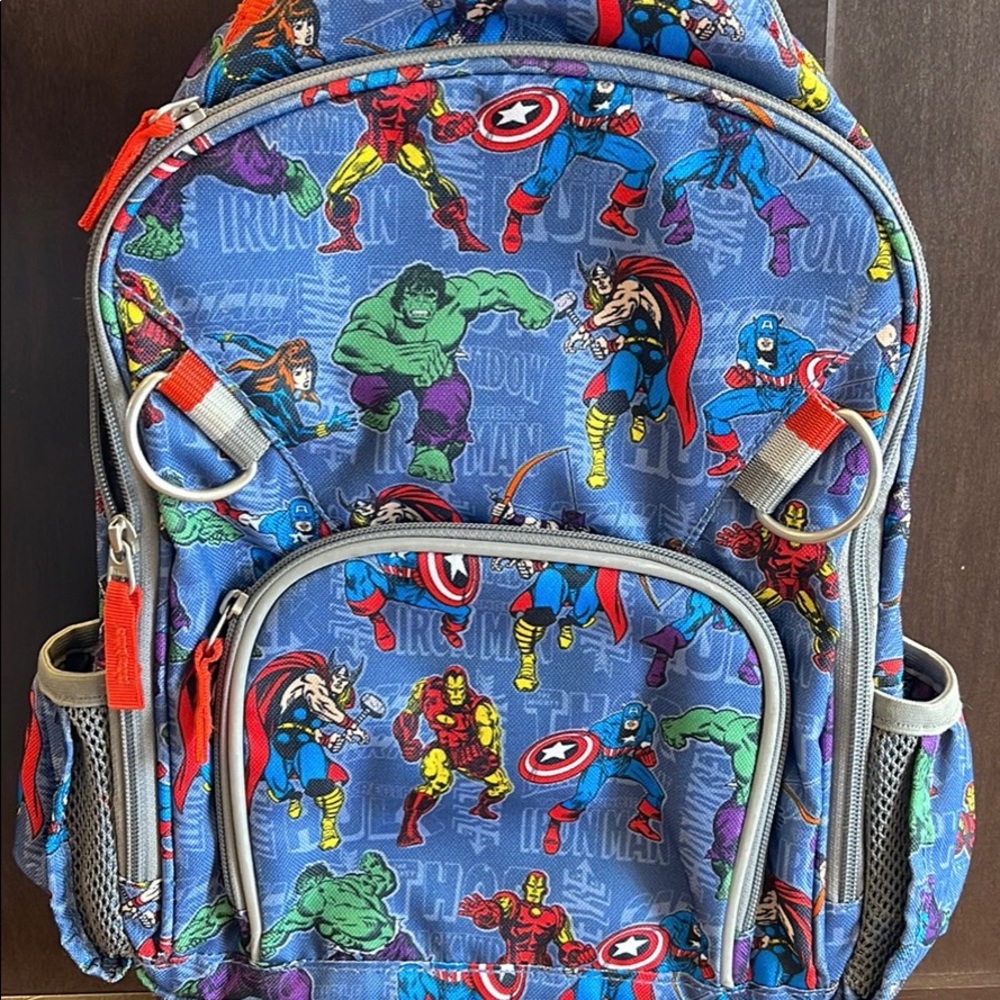 Pottery Barn Kids small Marvel backpack